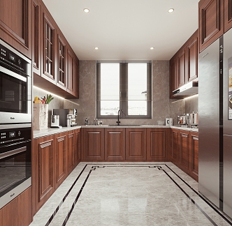 New Chinese Kitchen 3d model