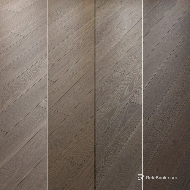 Natural Oak Wooden Flooring With Warm Brown Wood Grain Patterns For Interior Spaces 3d model 