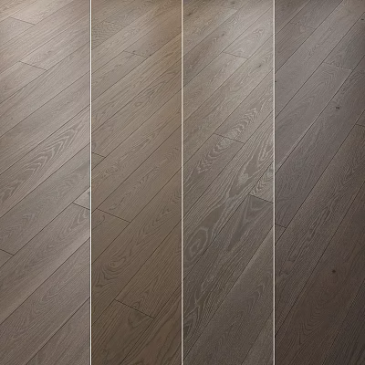 Natural Oak Wooden Flooring With Warm Brown Wood Grain Patterns For Interior Spaces 3d model