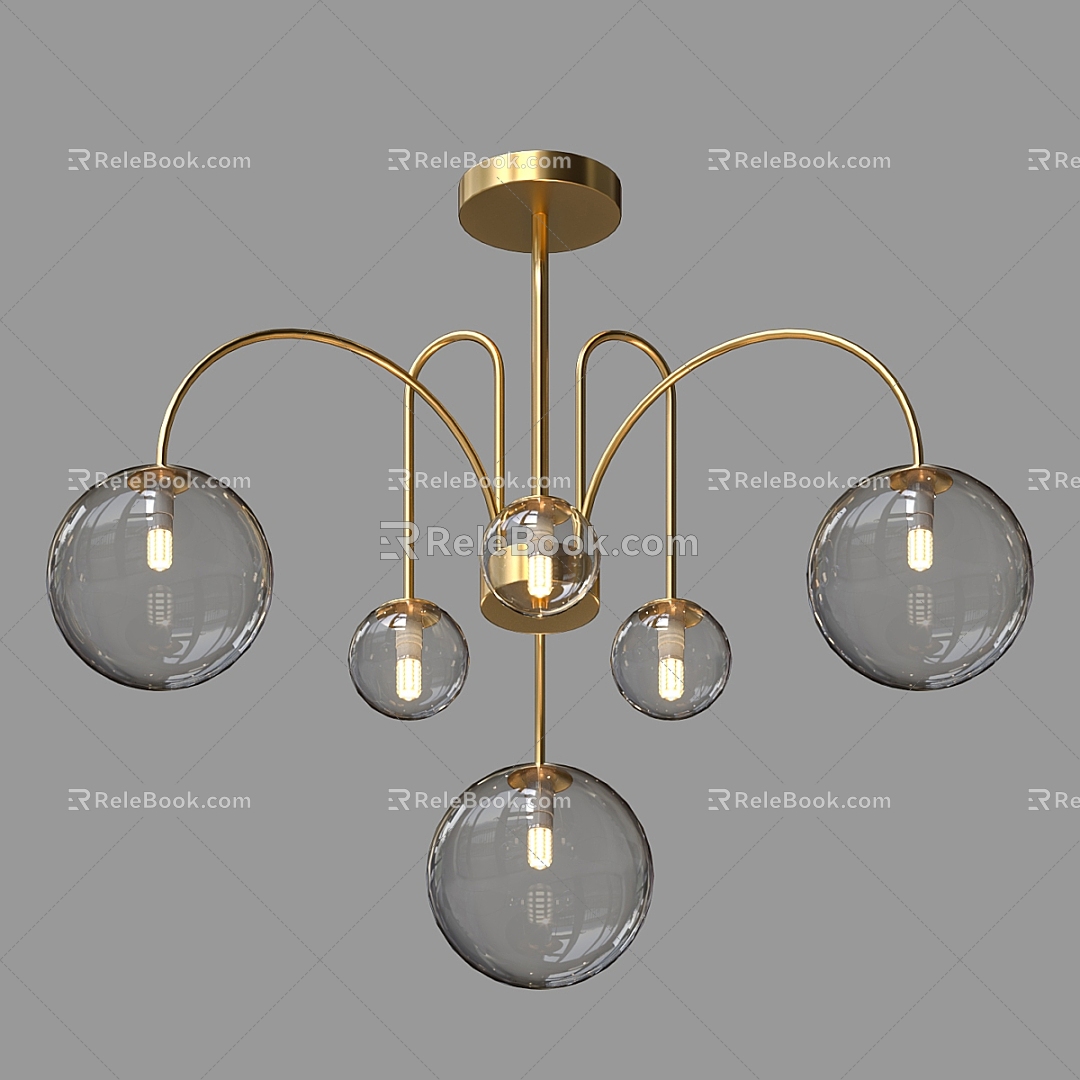 Simple Light Luxury Chandelier model