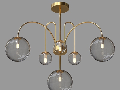 Simple Light Luxury Chandelier model