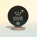 Smart Intelligent Machine With Circular Screen Time Display Work Hour And Control Icons
