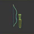 Crossbow Crossbow Crossbow Crossbow Mechanical Crossbow Shift Bow and Arrow Shoot Far Equipment Weapons High-tech Crossbow 3d model