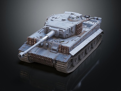 Modern Tank Light Tank Light Armored World War II Tank 3d model