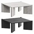 Modern Wooden Coffee Tables With Light And Dark Finishes And Minimalist Leg Design