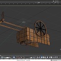 Trolley Carriage Earth Trolley Game Trolley Trolley Wood Trolley Wood Trolley Ancient Wooden Trolley Low Face Number Low Model Simple Model Video Level Realism 3d model