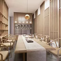 Modern Mall Store Interior Design With Green Plants Display Shelves And Comfortable Seating