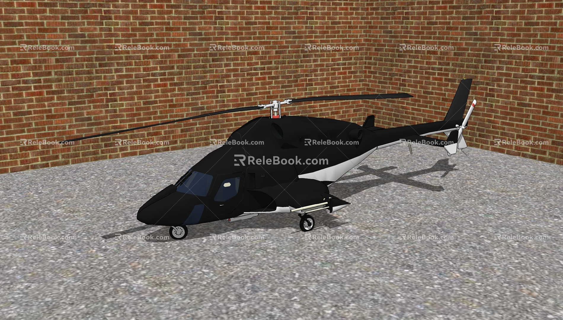 Helicopter 3d model