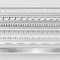 Ornate Gypsum Cornice Decorative Designs For Interior Spaces With Intricate Patterns