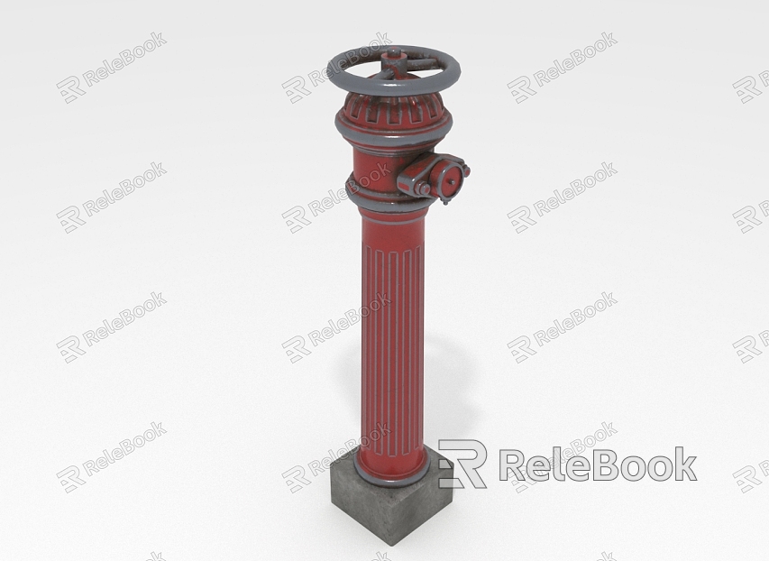 modern fire hydrant model