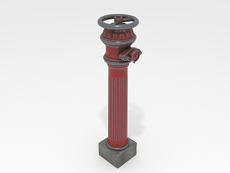 modern fire hydrant 3d model