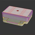 modern printer laser printer office printer 3d model