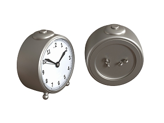 modern wall clock combination clock wall clock 3d model