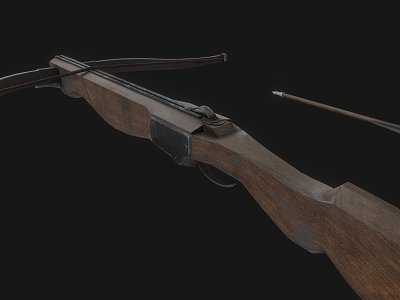 weapon cold weapon crossbow 3d model