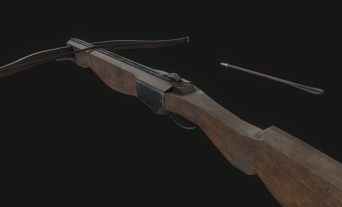 weapon cold weapon crossbow 3d model