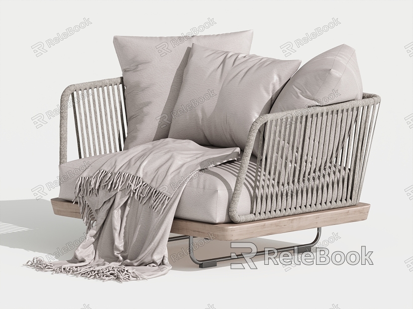 Modern Single Sofa Single Leisure Chair model