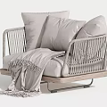 Modern Single Sofa Single Leisure Chair 3d model