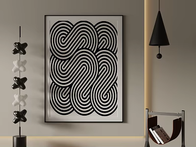 decorative painting 3d model