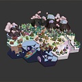 Game Environment Game Scene Fairy Tale Scene Fairy Tale Magic Scene Magic Item Fantasy Scene 3d model