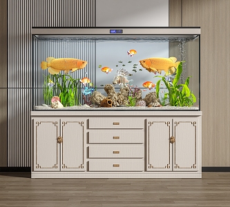 New Chinese Fish Tank 3d model