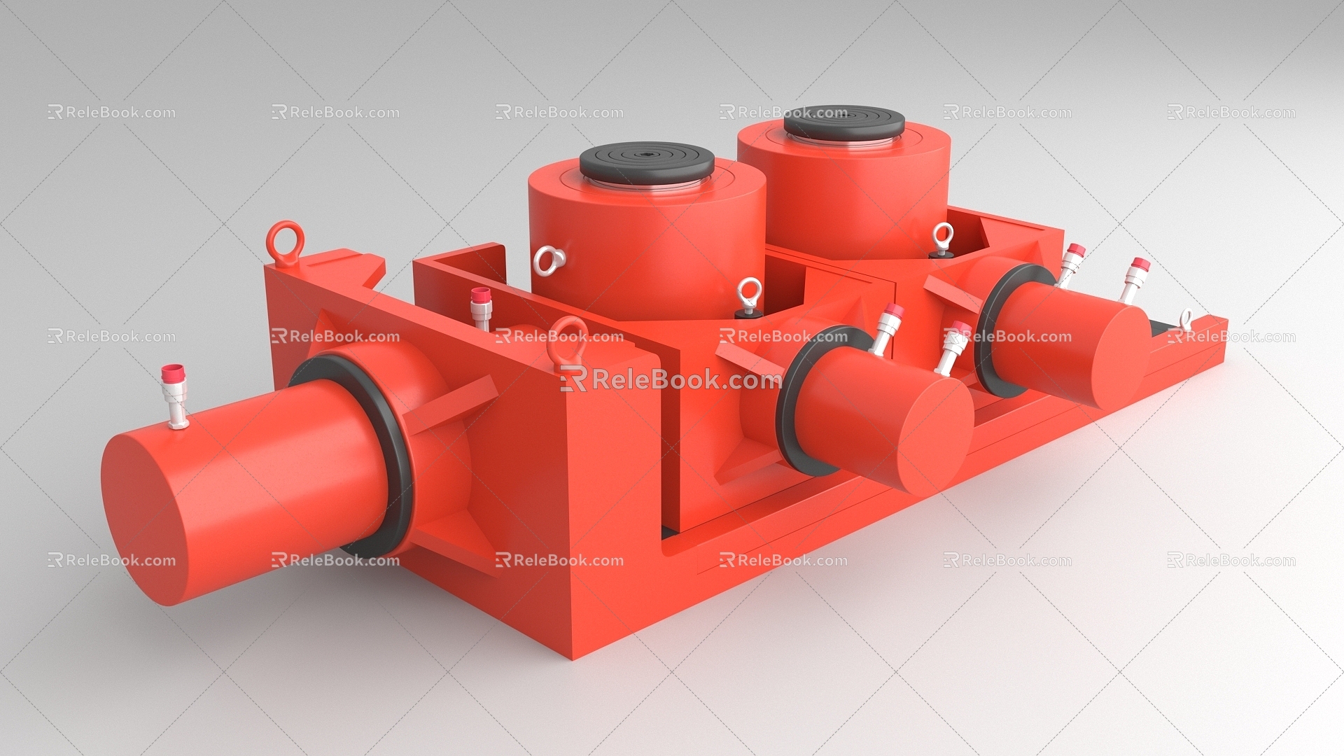 Intelligent Step-type Jacking Jack Engineering Equipment 3d model