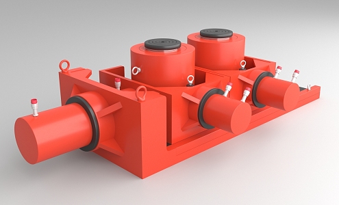 Intelligent Step-type Jacking Jack Engineering Equipment 3d model