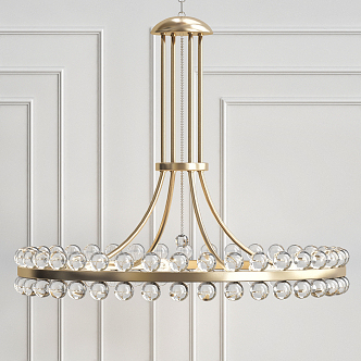 Modern chandelier 3d model