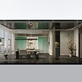 Elegant New Chinese Style Hotel Chess And Card Room With Luxury Comfortable Spacious Interior Design