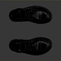 High Top Black Leather Lace Up Boots Durable Comfortable Everyday Wear