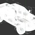 Blue Pickup Truck Exterior Design With Shiny Finish And Silver Wheels