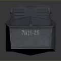 Gray Landing Craft Utility Water Vessel Featuring LCU 21 Identification Markings