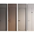 Hinged Doors Various Modern Designs With Different Wooden Textures And Handle Styles