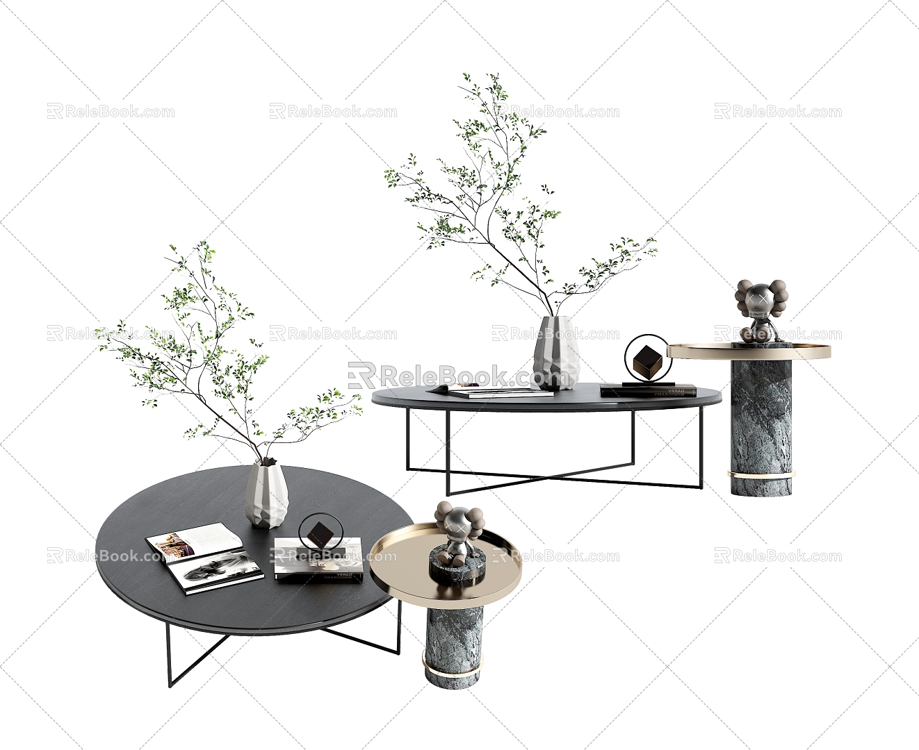 Modern coffee table 3d model