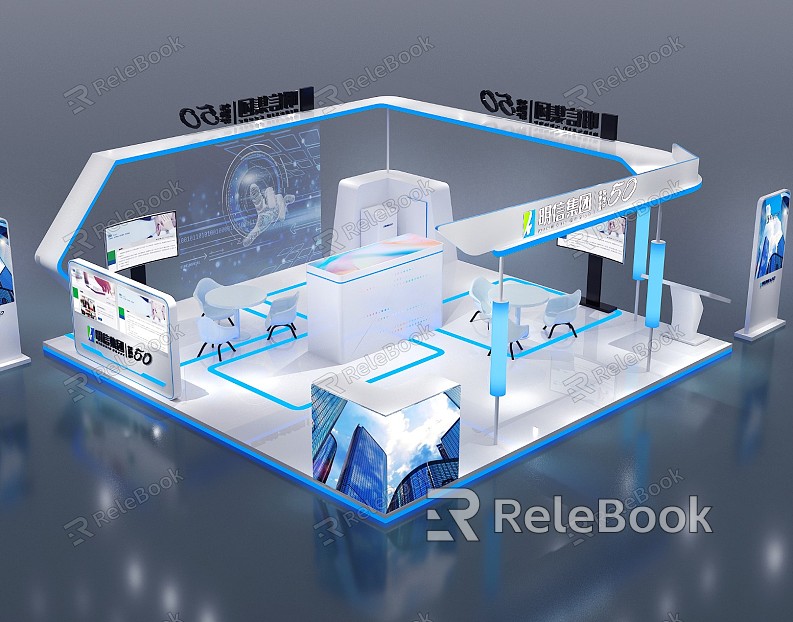 Modern Exhibition Booth model