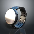 Fashionable Modern Stainless Steel Watch With Round Dial And Minimalist Design