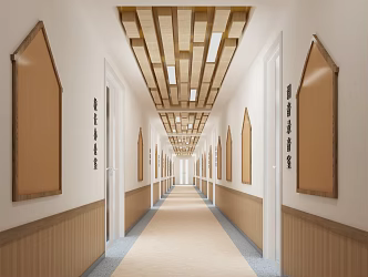 The Modern Corridor 3d model