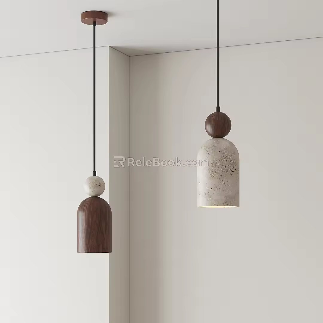 The ancient chandelier in the silent wind 3d model