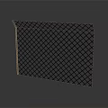 Metal Mesh Fence For Security With Durable Construction And Modern Design 3d model