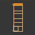 Colorful Wooden Toy Storage Cabinet With Playhouse Design And Multi Layer Shelves