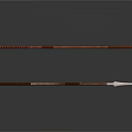 Traditional Wooden Spear Weapons with Handcrafted Shafts and Sharp Metal Tips