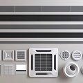 Air Conditioner Vents With Linear Square And Round Designs For Home Interiors