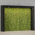 Modern Indoor Green Plant Wall Design With Lush Evergreen Plants Decoration