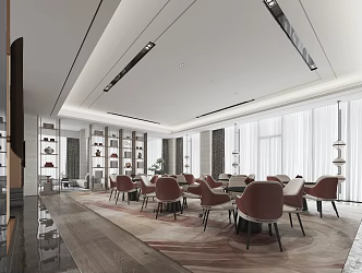 Reception area 3d model