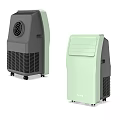 Modern air conditioner mobile air conditioner 3d model