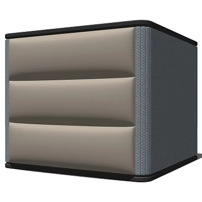 Modern bedside table 3d model