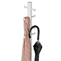 Practical Entryway Hallway Interior With Coat Racks Hat Bag Scarf And Umbrella
