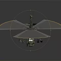 Advanced Spacecraft With Solar Panels And Mechanical Arms For Space Exploration