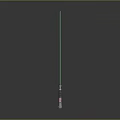 Green Lightsaber With Glowing Blade And Detailed Hilt Design