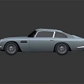 Light Blue Classic Sports Car With Vintage Design And Sleek Exterior
