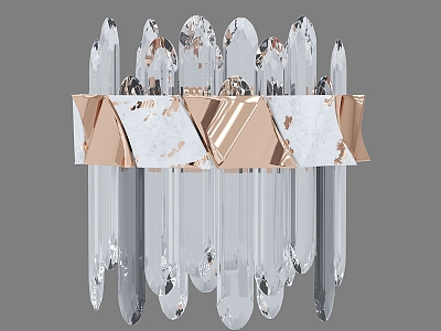 Modern Simple Light Luxury Wall Lamp 3d model